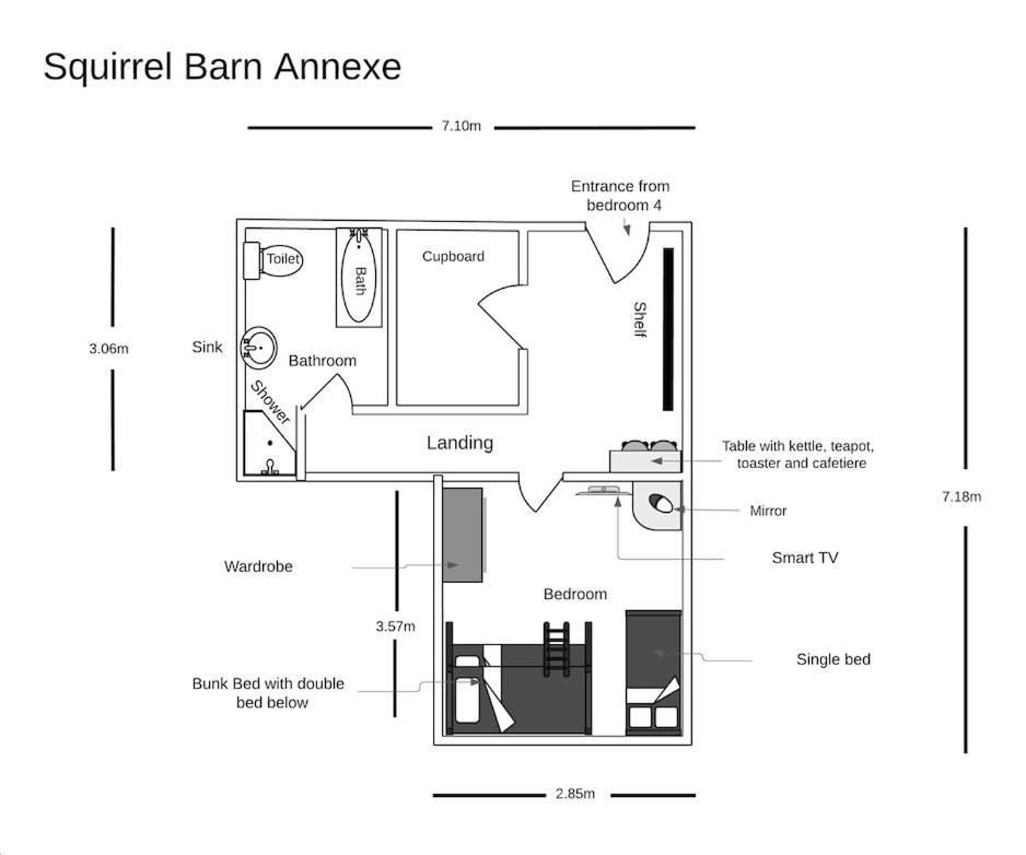 Squirrel Barn Βίλα Milwich Εξωτερικό φωτογραφία